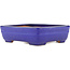 Rectangular blue bonsai pot by Yamafusa - 163 x 135 x 45 mm