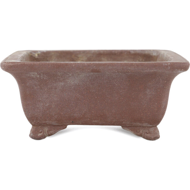 Pot à bonsaï rectangulaire non émaillé par Yamaaki - 190 x 150 x 60 mm