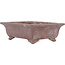 Pot à bonsaï rectangulaire non émaillé par Yamaaki - 190 x 150 x 60 mm