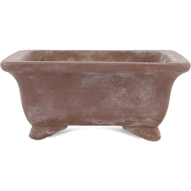 Vaso bonsai rettangolare non smaltato di Yamaaki - 190 x 150 x 60 mm