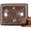 Pot à bonsaï rectangulaire non émaillé par Yamaaki - 190 x 150 x 60 mm