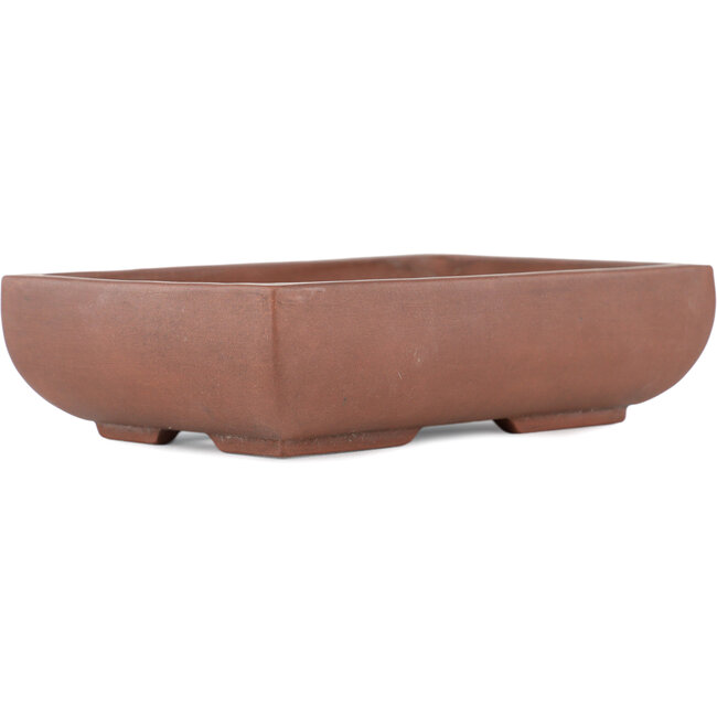Maceta para bonsái rectangular sin esmaltar - 170 x 115 x 45 mm
