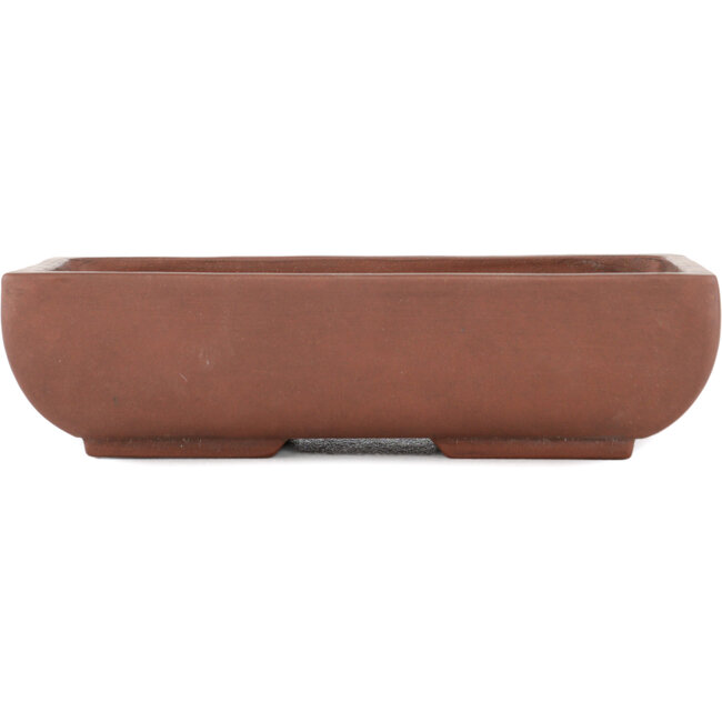 Maceta para bonsái rectangular sin esmaltar - 170 x 115 x 45 mm