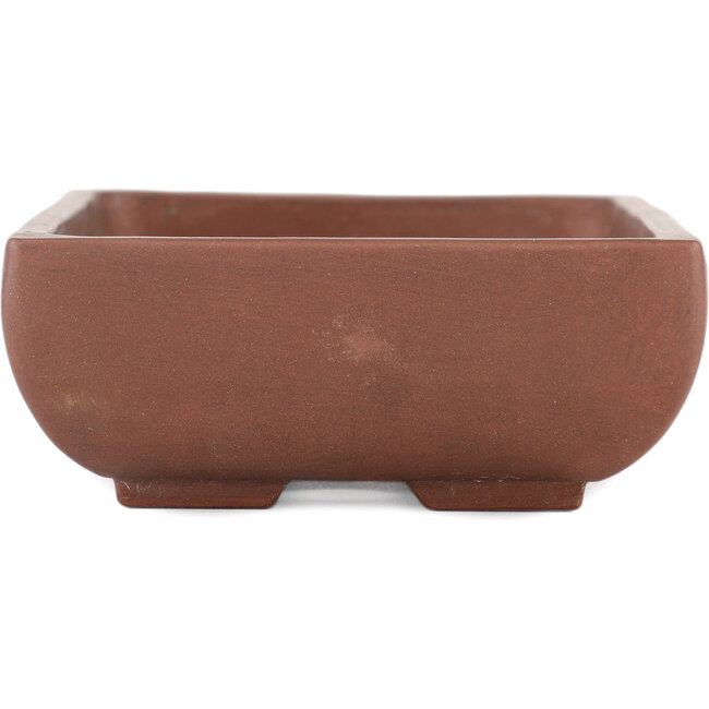 Rechthoekige ongeglazuurde bonsaipot - 170 x 115 x 45 mm
