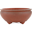 Round unglazed bonsai pot - 90 x 90 x 40 mm