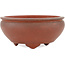 Round unglazed bonsai pot - 90 x 90 x 40 mm