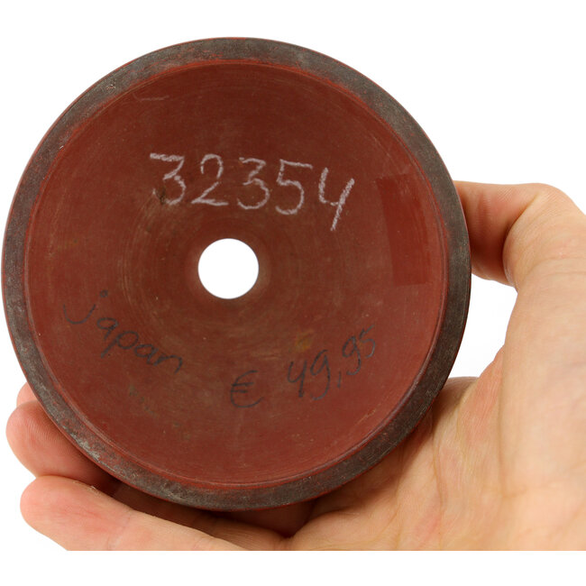 Pot à bonsaï rond non émaillé - 90 x 90 x 40 mm