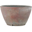 Round unglazed bonsai pot by Bizanyaki - 82 x 82 x 50 mm