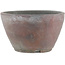 Maceta para bonsái redonda sin esmaltar de Bizanyaki - 82 x 82 x 50 mm