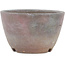 Round unglazed bonsai pot by Bizanyaki - 86 x 86 x 52 mm