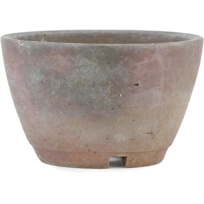 Vaso bonsai rotondo non smaltato di Bizanyaki - 86 x 86 x 52 mm