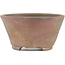 Round unglazed bonsai pot by Bizanyaki - 80 x 80 x 40 mm