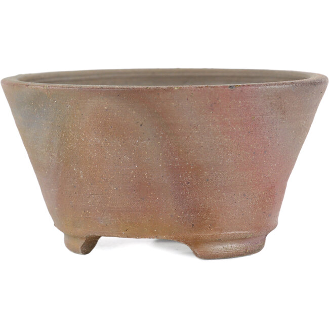 Vaso bonsai rotondo non smaltato di Bizanyaki - 80 x 80 x 40 mm
