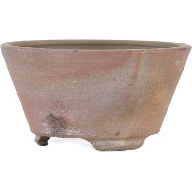 Pot à bonsaï rond non émaillé par Bizanyaki - 80 x 80 x 40 mm