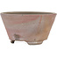 Round unglazed bonsai pot by Bizanyaki - 80 x 80 x 40 mm