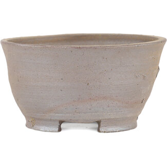 Bizan 90 mm  unglazed bonsai pot by Bizanyaki, Bizanyaki, Japan