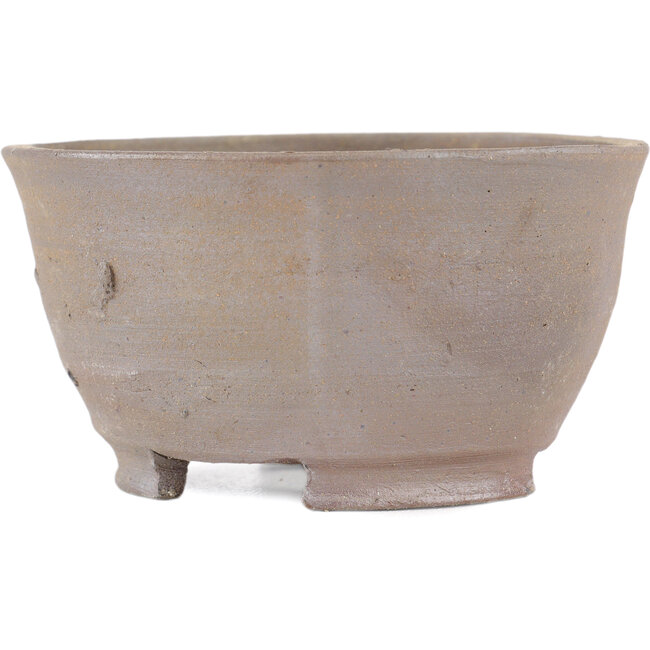 Pot à bonsaï rond non émaillé par Bizanyaki - 90 x 90 x 45 mm