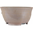 Round unglazed bonsai pot by Bizanyaki - 90 x 90 x 45 mm