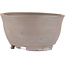 Round unglazed bonsai pot by Bizanyaki - 90 x 90 x 45 mm