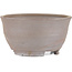 Round unglazed bonsai pot by Bizanyaki - 90 x 90 x 45 mm