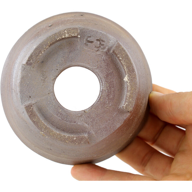 Pot à bonsaï rond non émaillé par Bizanyaki - 90 x 90 x 45 mm