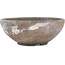 Round unglazed bonsai pot by Bizanyaki - 105 x 105 x 40 mm