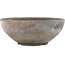 Round unglazed bonsai pot by Bizanyaki - 105 x 105 x 40 mm