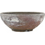 Round unglazed bonsai pot by Bizanyaki - 105 x 105 x 40 mm