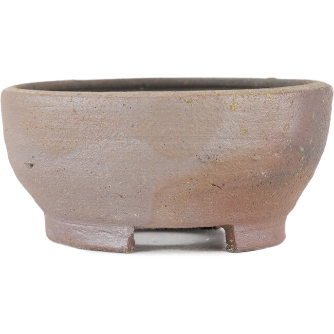 Pot à bonsaï rond non émaillé par Bizanyaki - 84 x 84 x 37 mm
