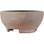 Round unglazed bonsai pot by Bizanyaki - 84 x 84 x 37 mm