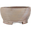 Pot à bonsaï rond non émaillé par Bizanyaki - 77 x 77 x 40 mm