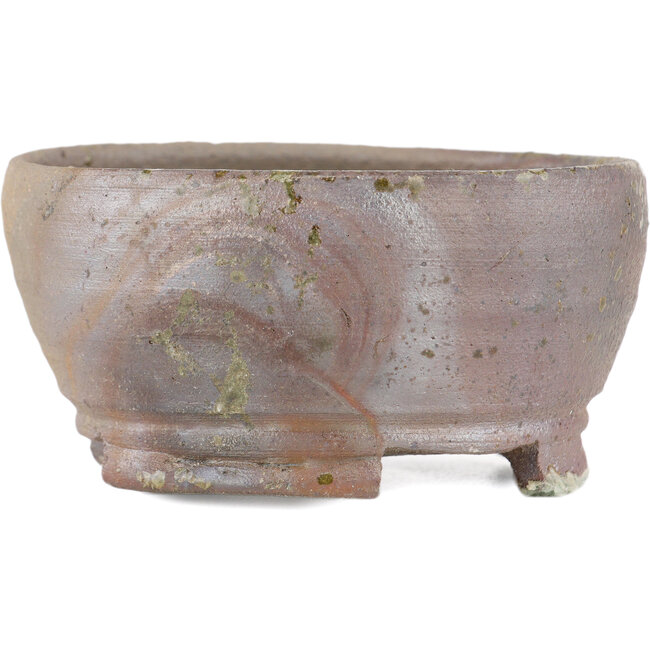 Pot à bonsaï rond non émaillé par Bizanyaki - 77 x 77 x 40 mm