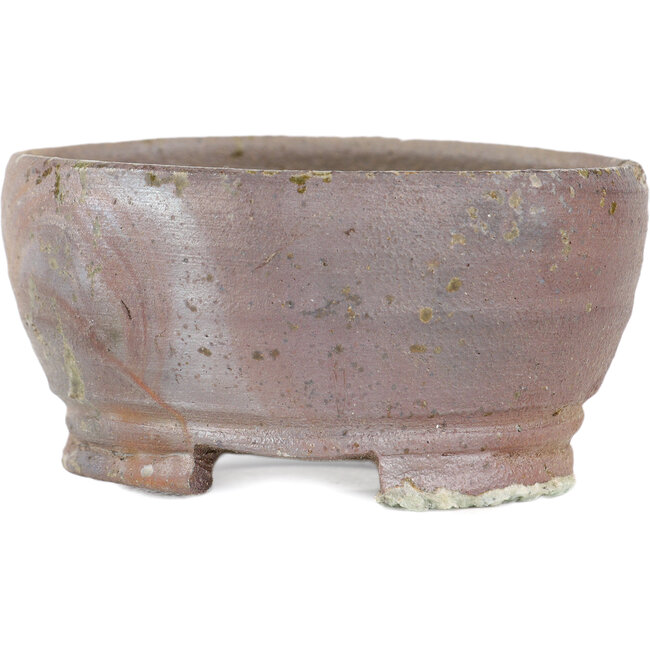 Pot à bonsaï rond non émaillé par Bizanyaki - 77 x 77 x 40 mm