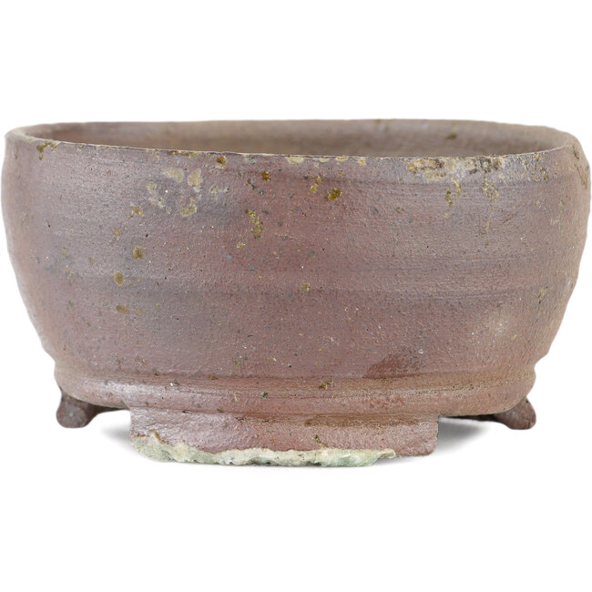 Pot à bonsaï rond non émaillé par Bizanyaki - 77 x 77 x 40 mm