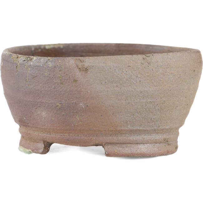 Vaso bonsai rotondo non smaltato di Bizanyaki - 77 x 77 x 40 mm
