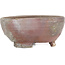Maceta para bonsái redonda sin esmaltar de Bizanyaki - 72 x 72 x 32 mm