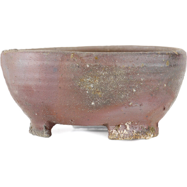 Vaso bonsai rotondo non smaltato di Bizanyaki - 72 x 72 x 32 mm