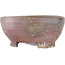 Round unglazed bonsai pot by Bizanyaki - 72 x 72 x 32 mm