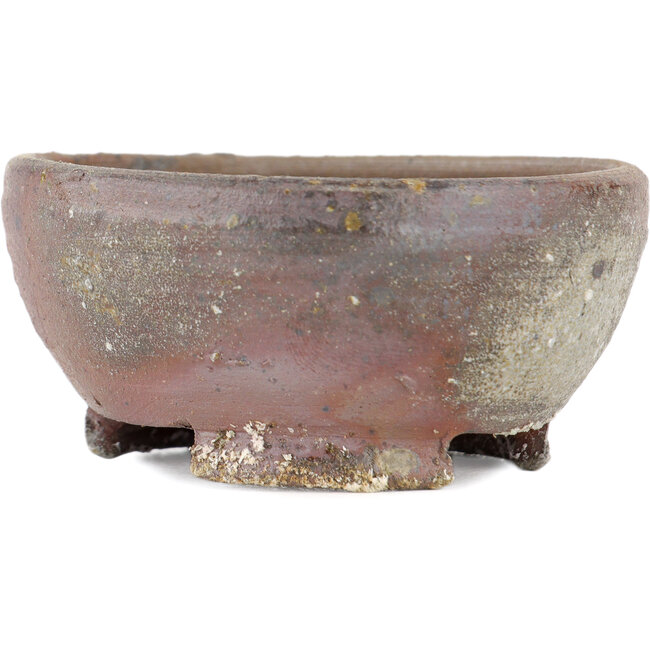 Pot à bonsaï rond non émaillé par Bizanyaki - 72 x 72 x 32 mm