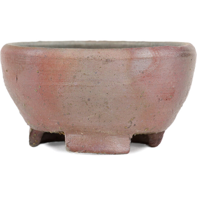 Vaso bonsai rotondo non smaltato di Bizanyaki - 69 x 69 x 33 mm