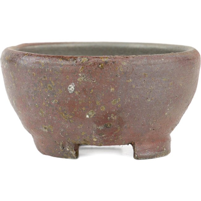 Vaso bonsai rotondo non smaltato di Bizanyaki - 69 x 69 x 33 mm