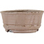 Maceta para bonsái redonda sin esmaltar de Bizanyaki - 71 x 71 x 31 mm