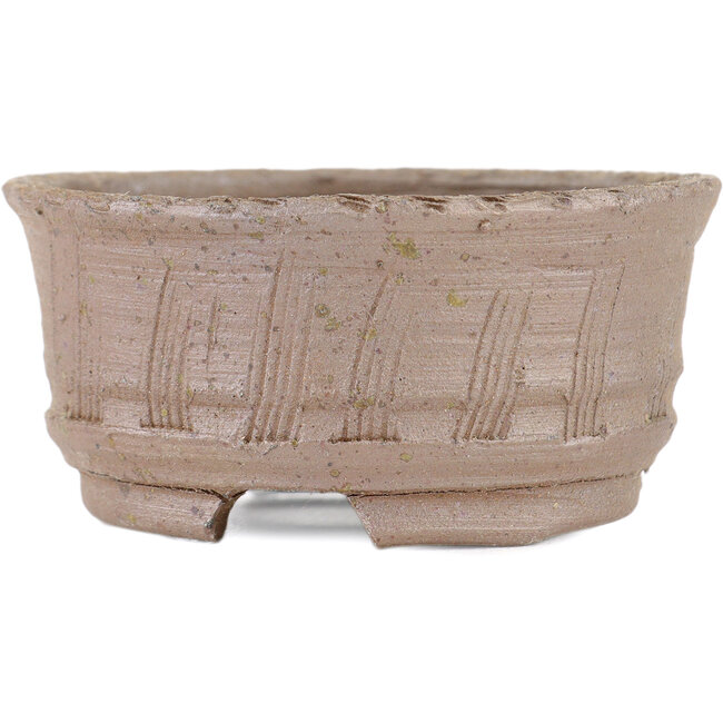 Pot à bonsaï rond non émaillé par Bizanyaki - 71 x 71 x 31 mm