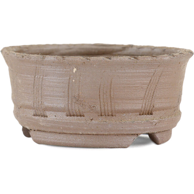 Pot à bonsaï rond non émaillé par Bizanyaki - 71 x 71 x 31 mm