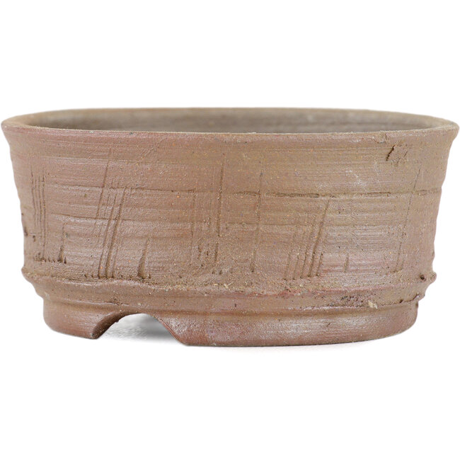 Pot à bonsaï rond non émaillé par Bizanyaki - 68 x 68 x 30 mm
