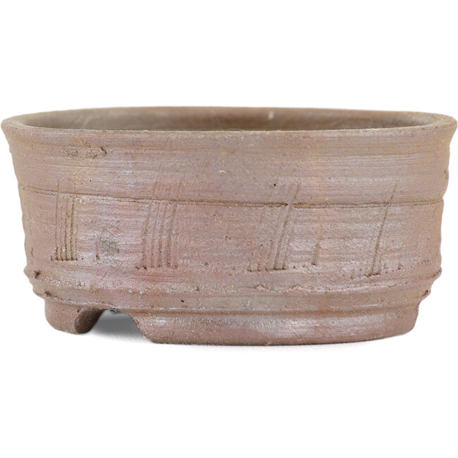 Pot à bonsaï rond non émaillé par Bizanyaki - 68 x 68 x 30 mm