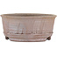 Round unglazed bonsai pot by Bizanyaki - 70 x 70 x 30 mm