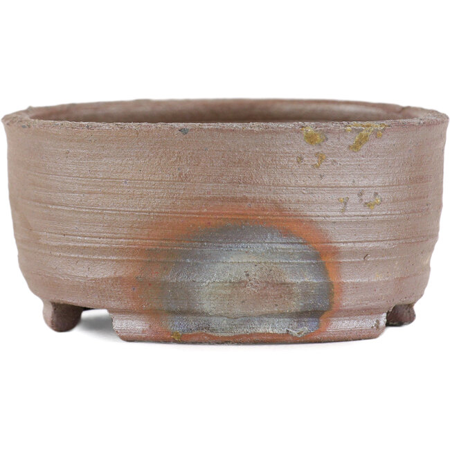 Vaso bonsai rotondo non smaltato di Bizanyaki - 60 x 60 x 27 mm