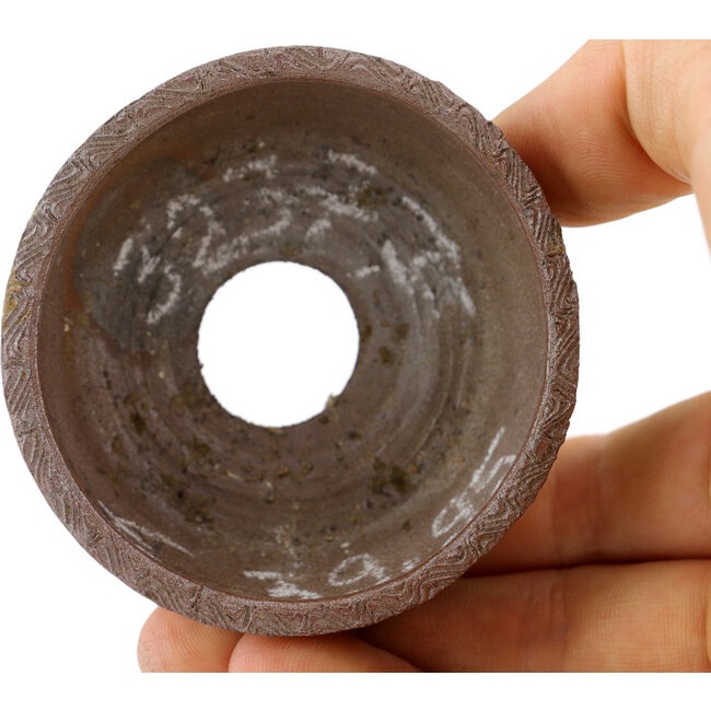 Pot à bonsaï rond non émaillé par Bizanyaki - 60 x 60 x 27 mm