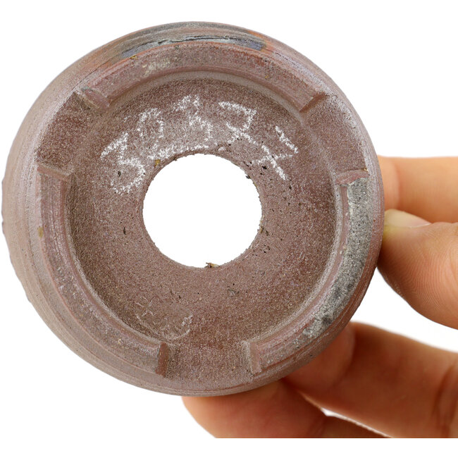 Vaso bonsai rotondo non smaltato di Bizanyaki - 60 x 60 x 27 mm